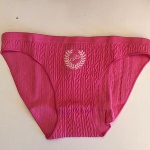 NWT PINK Victoria’s Secret  pink panties Sz S